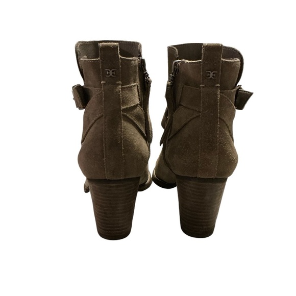 Sam Edelman gray suede ankle boots  size 10 - Picture 6 of 7